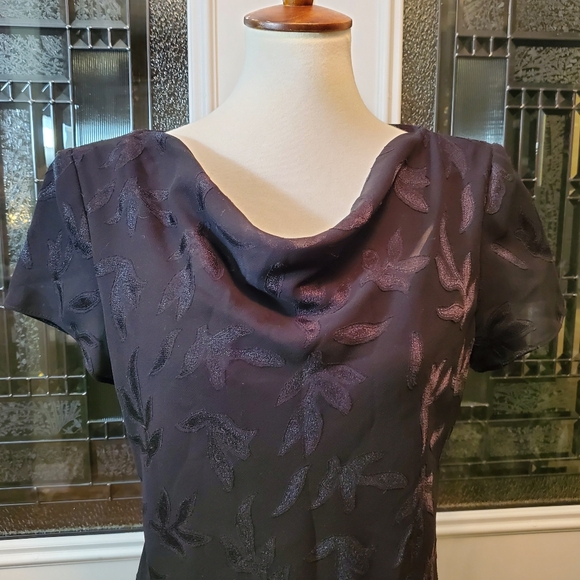 Evening Chiffon Layered Dress - Picture 2 of 8